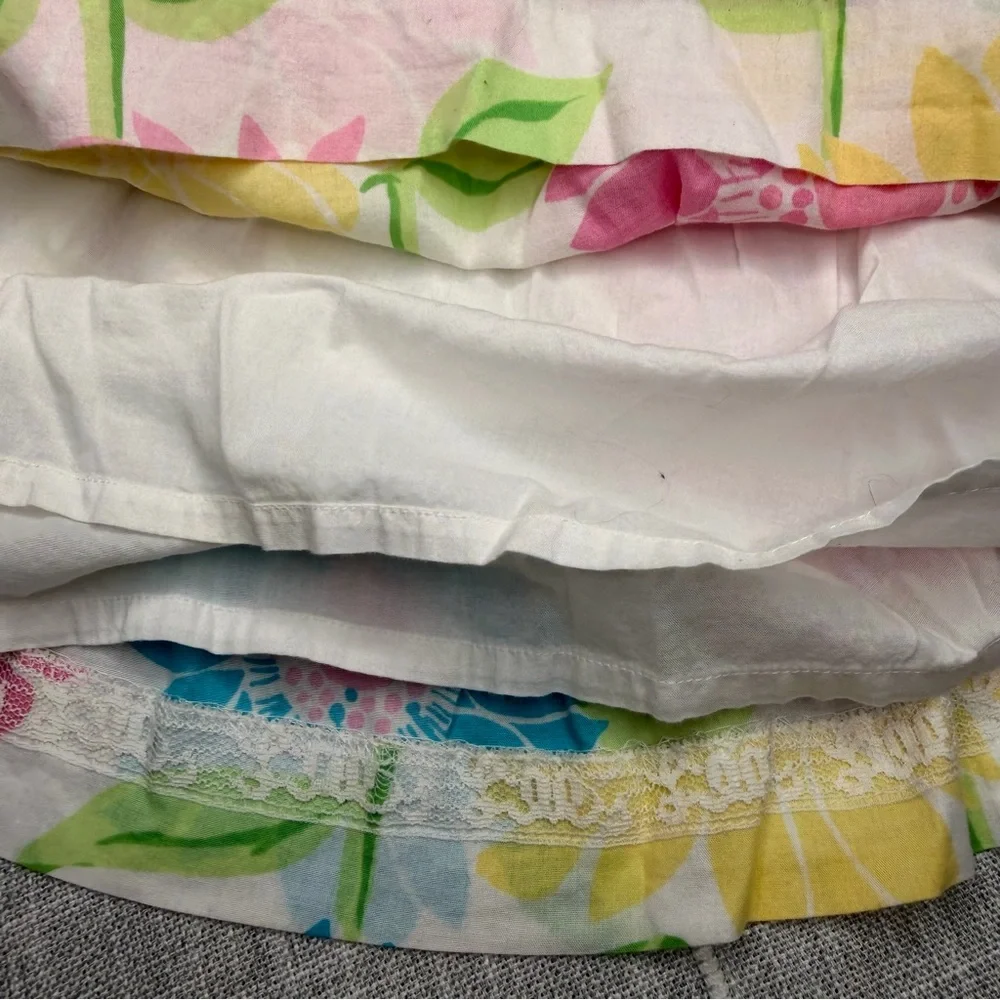 Lilly Pulitzer White Label 12-18 Months Floral Dress Bloomer Cabana Floral Derby
